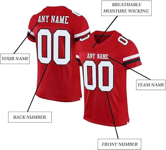 Custom Football Jersey – Breathable 100% Polyester | Worldwide Shipping