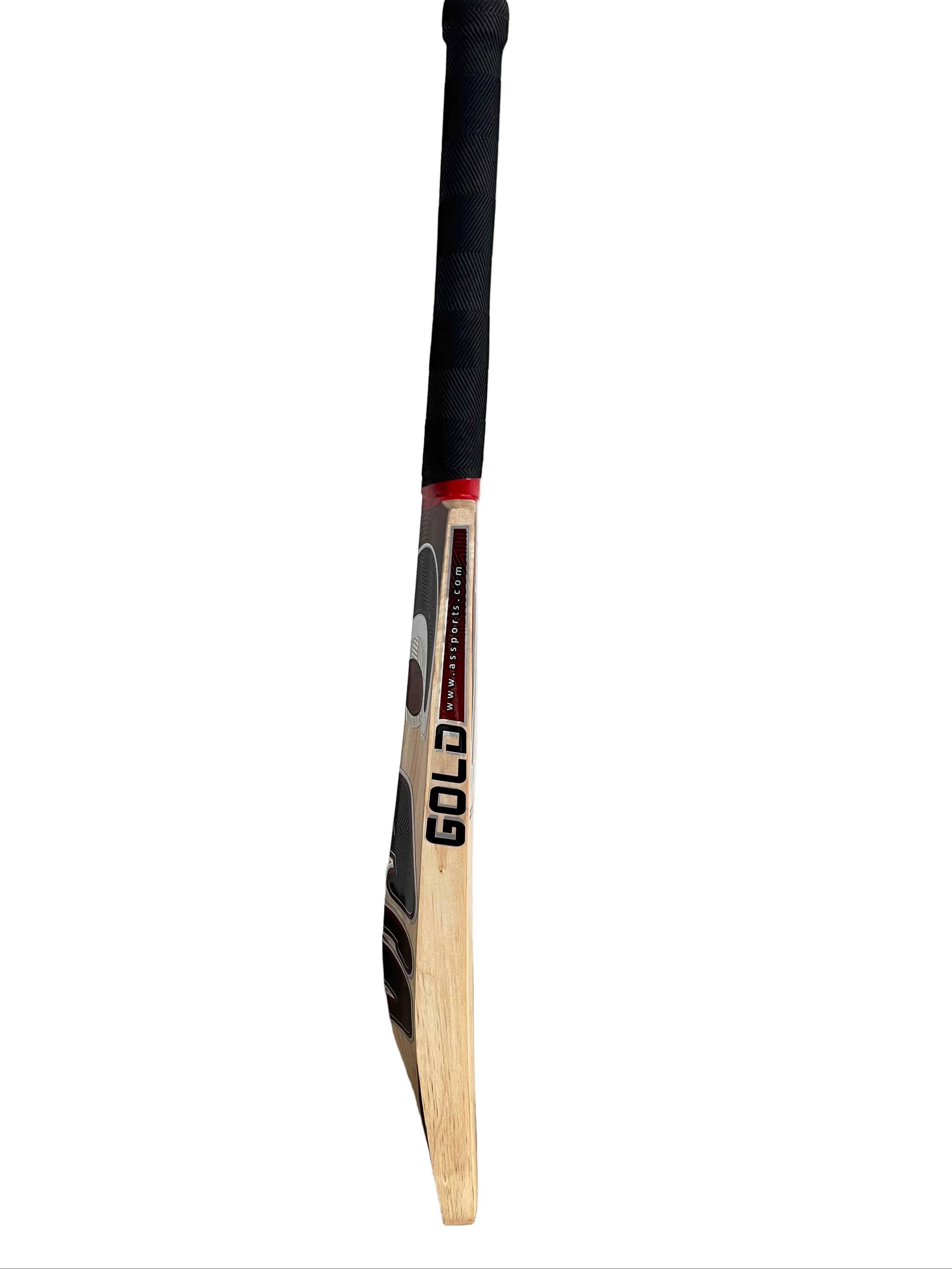 AS English Willow Cricket Bat - GOLD