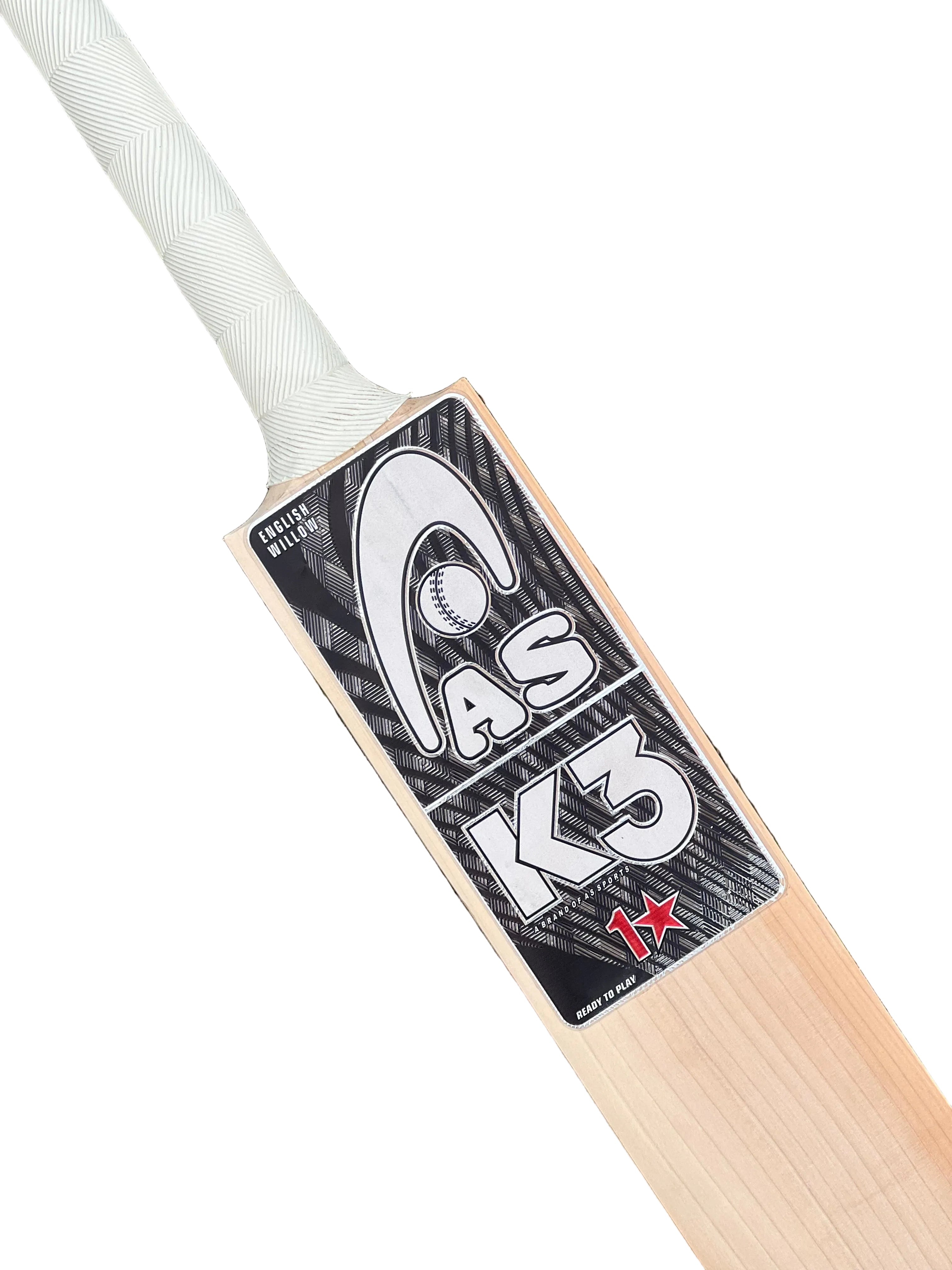 AS English Willow Cricket Bat - 1 STAR Players Grade for Superior Performance