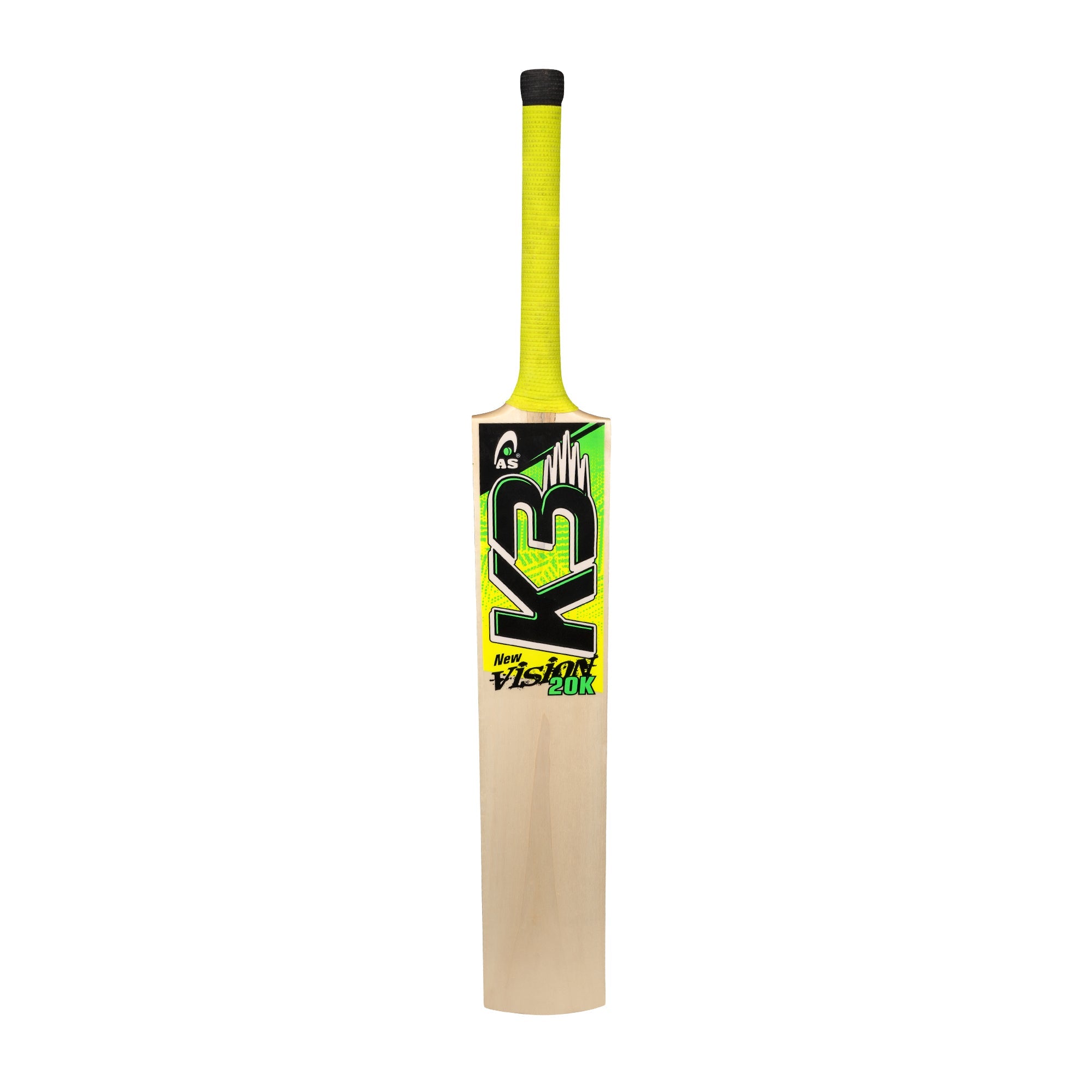 AS Sports K3 New Vision 20k Tape Ball Cricket Bat - Yellow | Premium Tapeball Bat AS Sports