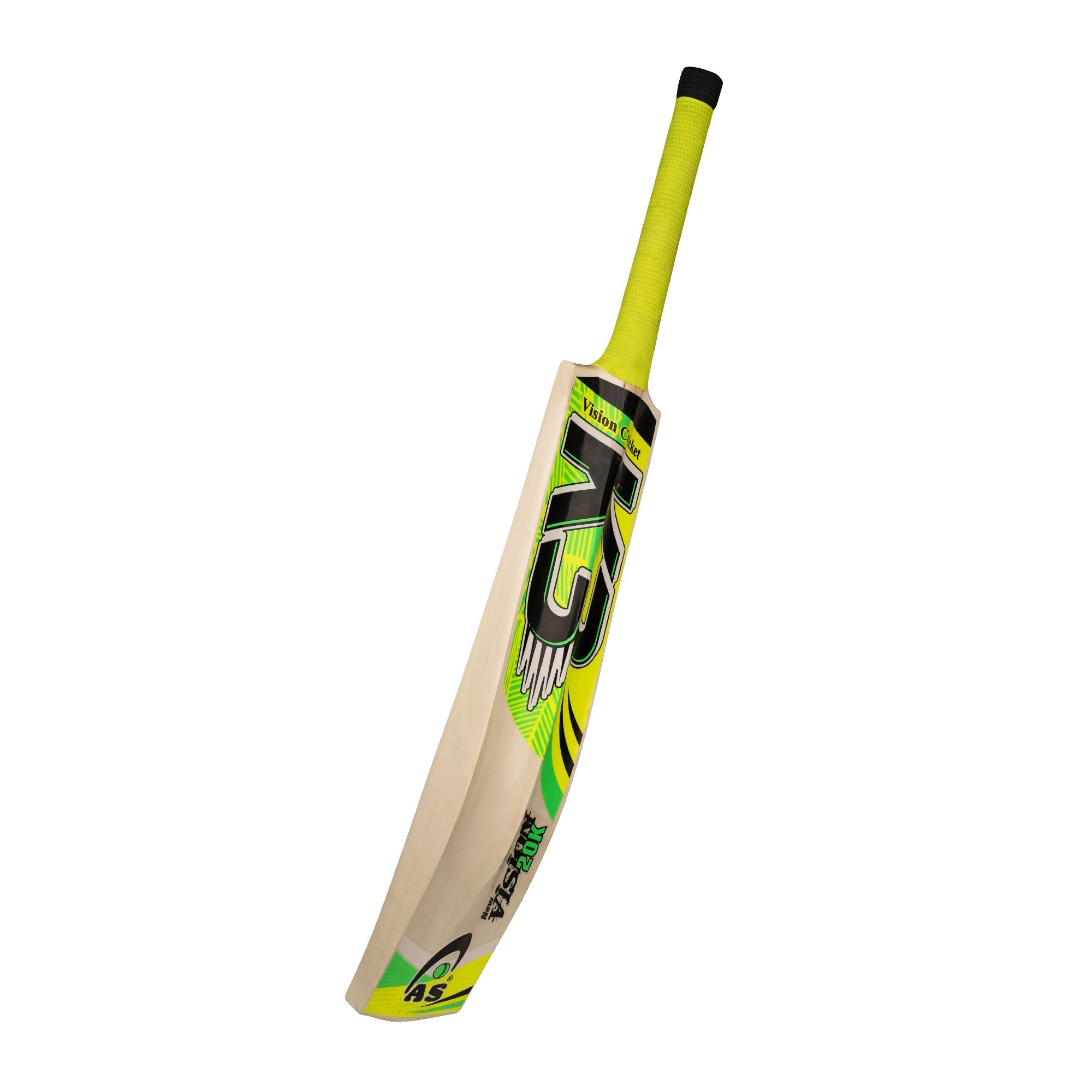 AS Sports K3 New Vision 20k Tape Ball Cricket Bat - Yellow | Premium Tapeball Bat AS Sports