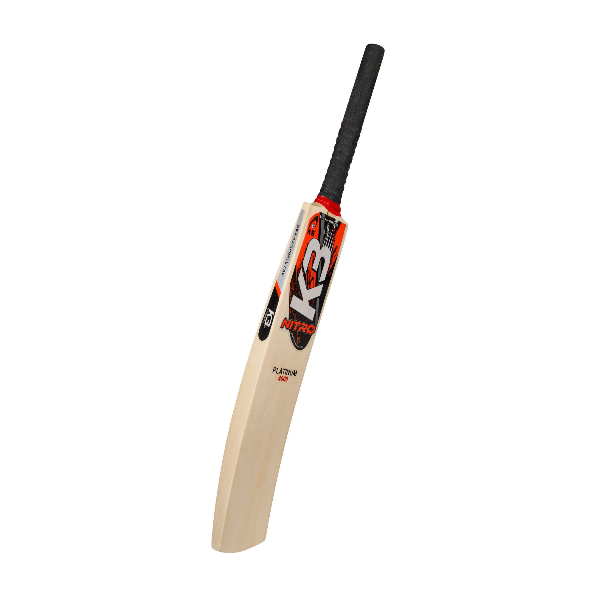 AS Sports K3 Nitro Platinum 4000 Tape Ball Cricket Bat - Orange | Best Tape Ball Bat in Bangladesh AS Sports