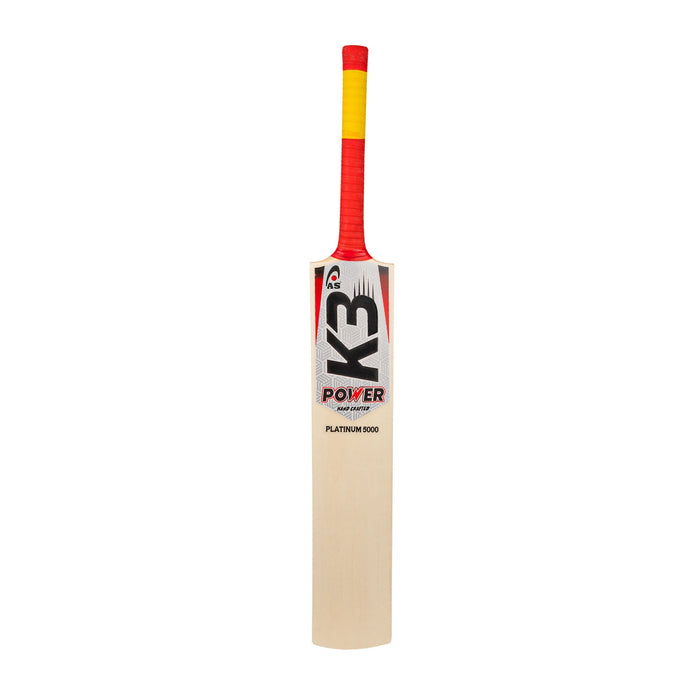 AS Sports K3 Power Platinum 4000 Tape Ball Cricket Bat | Explosive Power for Tape Ball Cricket AS Sports
