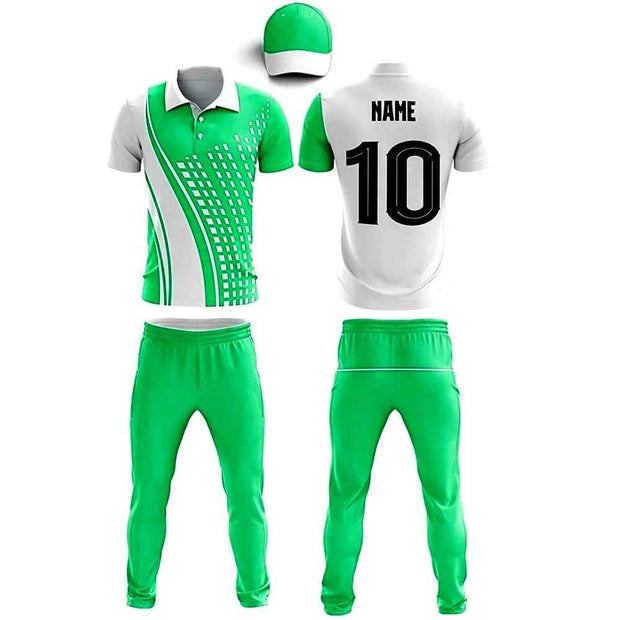 Custom Cricket Uniform – Polyester Fabric | Team & Player Name