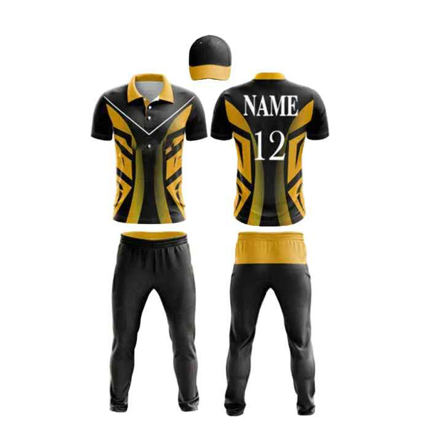 Custom Cricket Kit – Polyester Uniform with Team & Player Name
