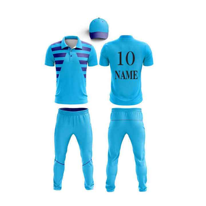 Custom Cricket Kit – Polyester Uniform with Team & Player Name