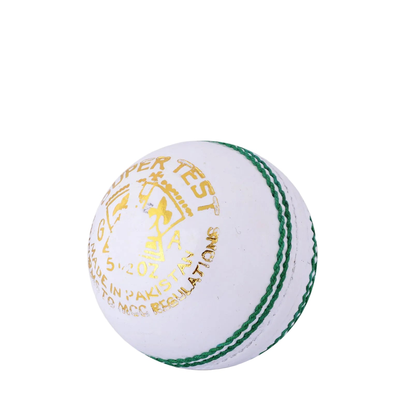 SUPER TEST Cricket Ball - WHITE 156gm