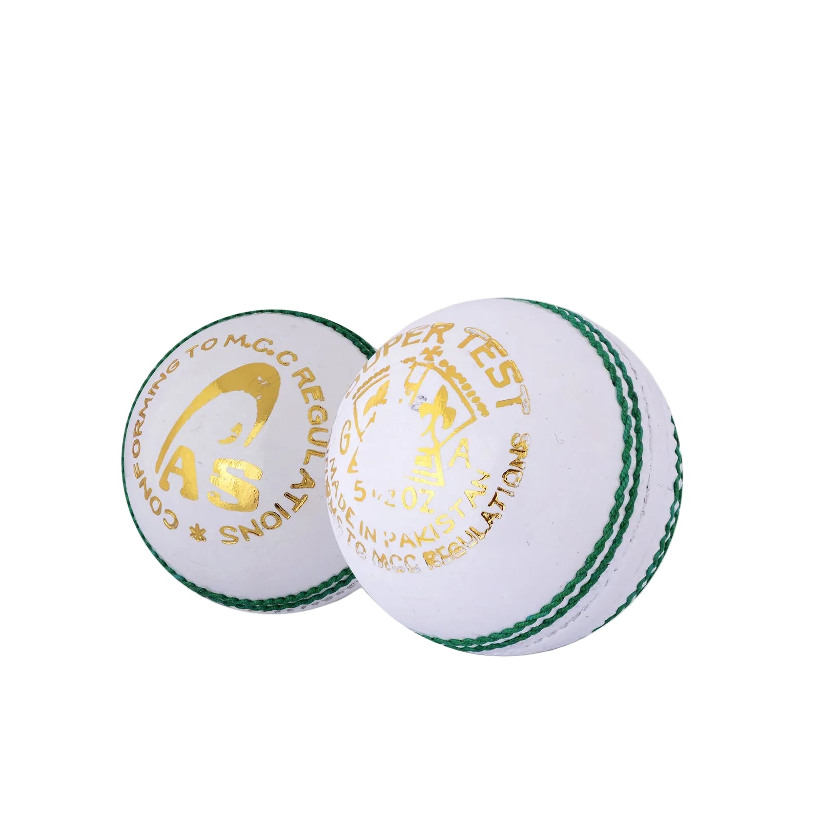 SUPER TEST Cricket Ball - WHITE 156gm