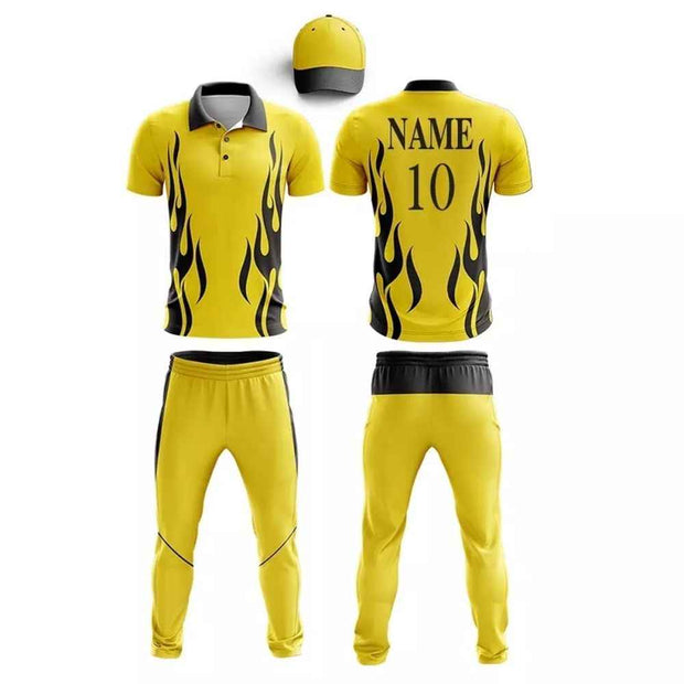 Custom Cricket Uniform – Polyester Fabric | Team & Player Name