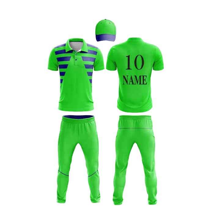 Custom Cricket Kit – Polyester Uniform with Team & Player Name